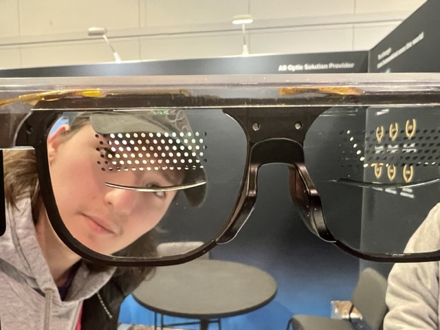 Luc viewing tech at CES 2023